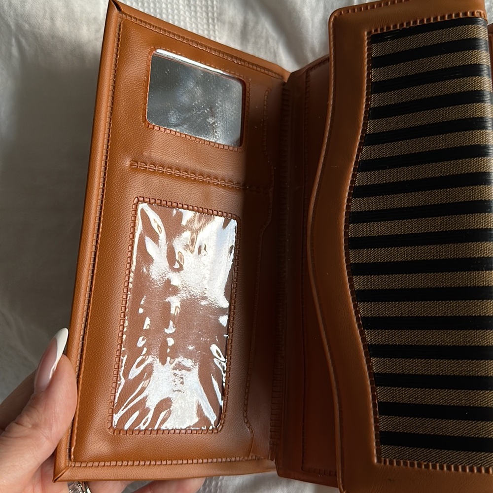 Vintage striped wallet - Picture 11 of 13